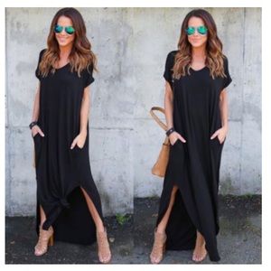 *LAST ONE* V Neck Maxi w/Pockets (NWT)